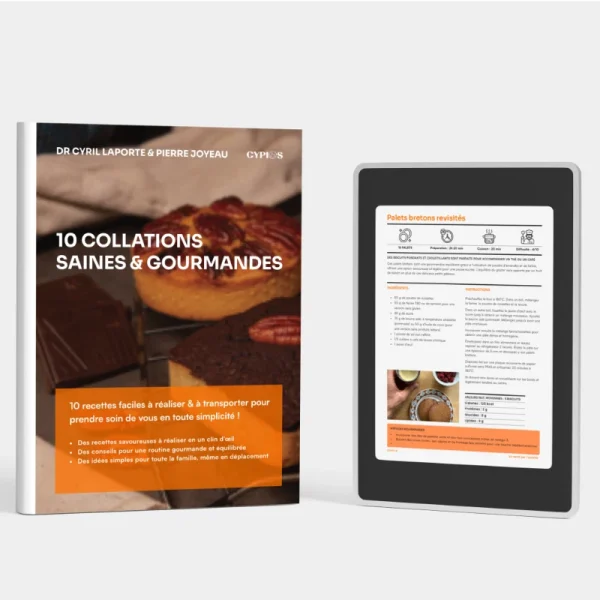 Ebook 10 recettes collations saines faciles à transporter par CYPIOS