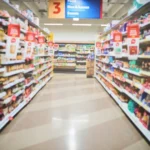 les aliments ultra-transformés dans les rayons des supermarchés