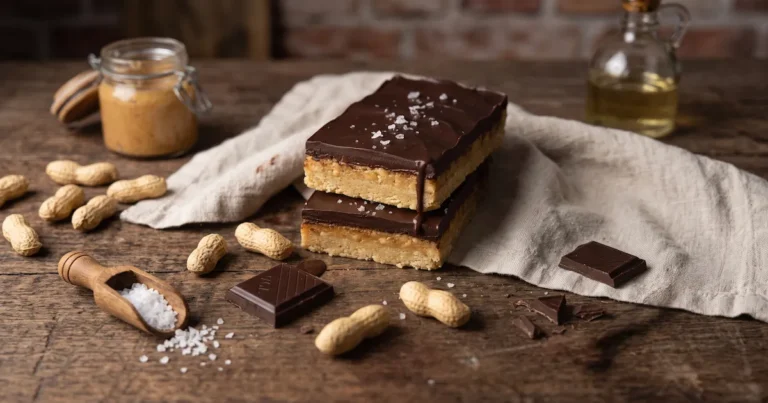 Barres cacahuète et chocolat noir sans cuisson