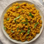 Dahl de lentilles corail à la coriandre fraîche et au citron vert